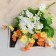 Bouquet "Aquilegia Barlow Galant" 4x34 cm, mix