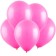 Latex ball 12 ", pastel, set 100 pcs., Fuchsia color