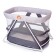 Rocking Crista Club bed, light gray color
