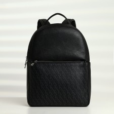 Women's backpack city, Textura, black color