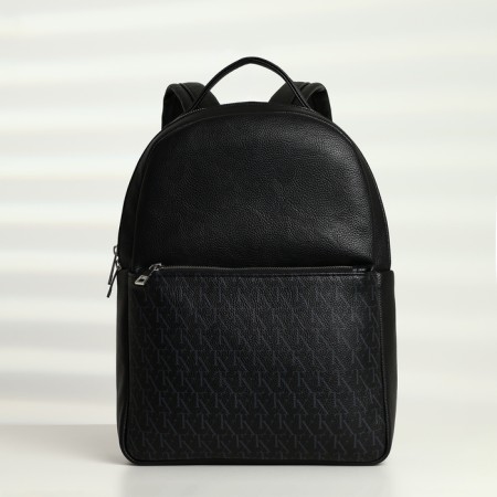 Women's backpack city, Textura, black color