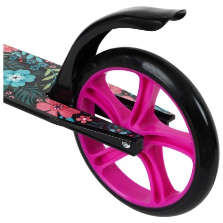 Graffiti scooter, folding, Pu 200 mm wheels, ABEC 7, black color-7