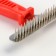 Comb-breeze with cone-shaped teeth, 11 x 15.5 cm, red