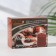A set of candles-stolbiks 2 pcs, 4x6 cm, chocolate truffle