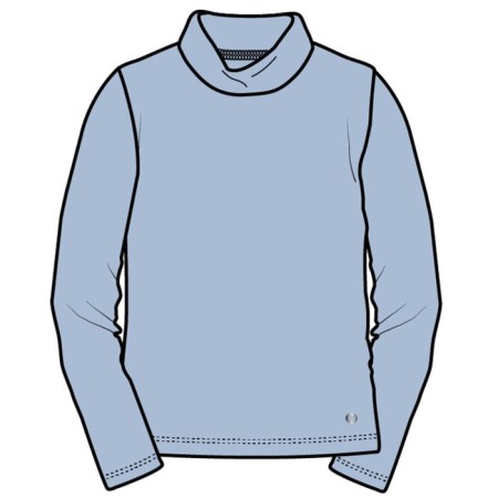 Turtleneck for girls, height 170 cm-6
