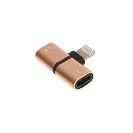 Luazon adapter, with Lightning on 2XLightNing 8 PIN, mix-2