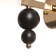 Sconces "Siena" 1he14 40W black and gold 12x17x40 cm