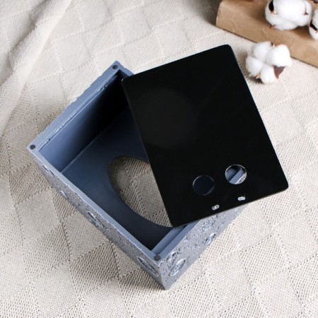 Organizer for napkins "Cosmonaut" 18x13x13cm, gray-3
