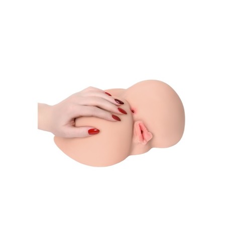 Masturbator Realistic Kokos Juliana HIP with vibration and rotation, 23 cm, bodily color-9