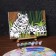 Picture on numbers on a canvas with a sniper "Snow Bars" 20x30 cm