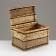 Wicker basket, 52x32x35 cm, algae, corn sheet