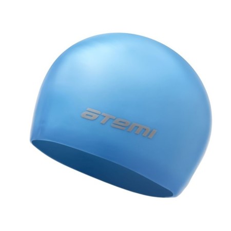 ATEMI SC103 swimming cap, silicone, blue color