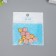 Decor for creativity Plastic "Flower-sun lilac" set 12 pcs 1.4x1.4 cm, mix