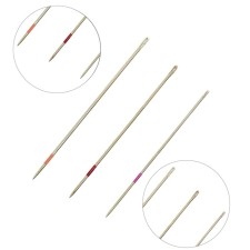 Manual needles with a colored strip for even stitches, No. 7-9, 9 pcs