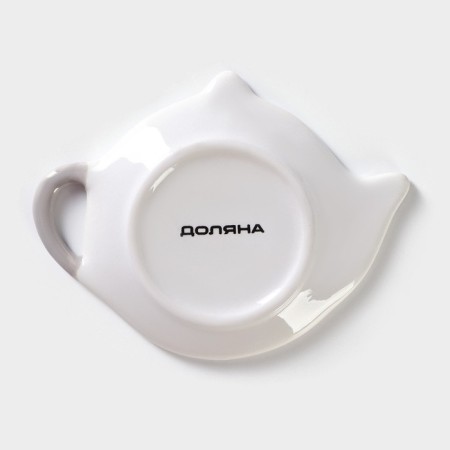 A stand for a tea bag of the shade "Bunny", 12 × 9 cm, white color-4