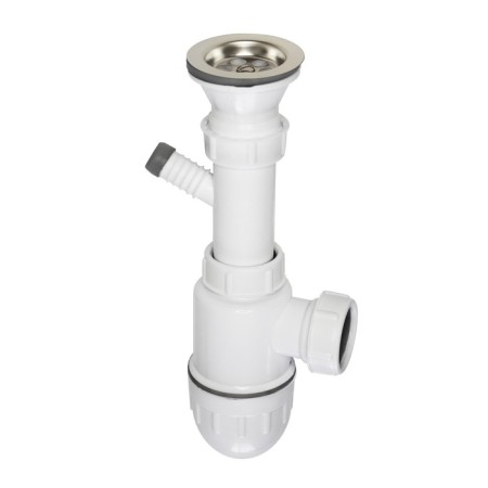 Siphon for the Viant sink "Profi" 1½ " - d = 40 mm, grille d = 70 mm, with a withdrawal for s/m
