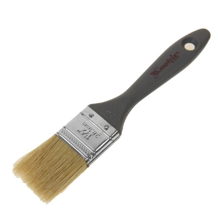 Brush flat Matrix euros, 38 mm, plastic pen, natural stubble