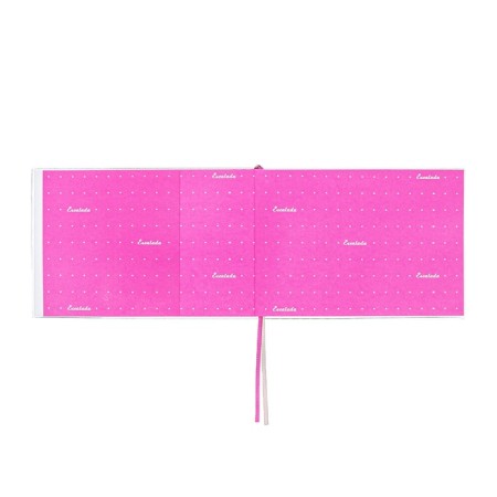 The weekly dated 2025, Escalada "Snake", 180 x 127 mm, soft cover, PVC, 64 sheets, pancake embossing, block 70, raspberry-6
