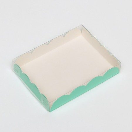 Cookie box, mint, 14 x 10.5 x 2.5 cm