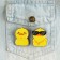 Wooden icons "grunted", 2 pcs.
