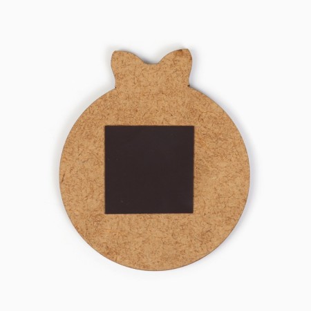 New Year's Wooden Magnet "New Year: Taurous year, snake", 6.9 x 8 cm-3