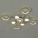 LED lamp 97W 5049lm 3000K-5700k, size 68x68x7 cm