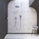 Shower watering can Iddis spahome, upper square, chrome