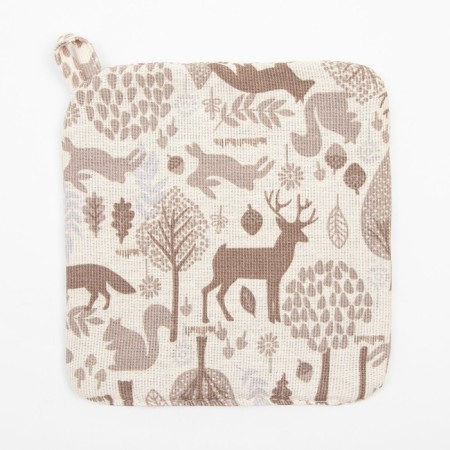 Set of kitchen. Forest Dwellers: mittens 20x27 cm, take 19x19 cm, 100% HL-3