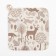 Set of kitchen. Forest Dwellers: mittens 20x27 cm, take 19x19 cm, 100% HL