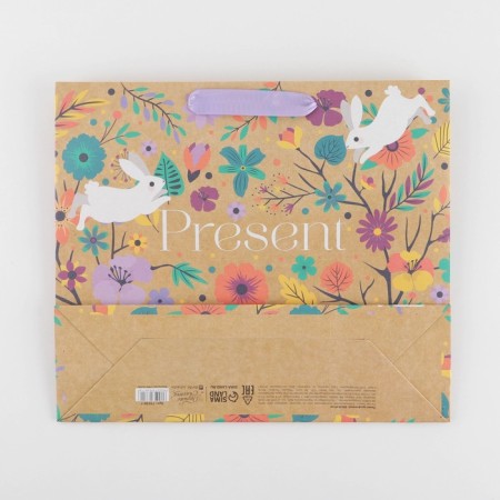 Gift Craft horizontal package, packaging, “Present”, 30 x 26 x 9 cm-4