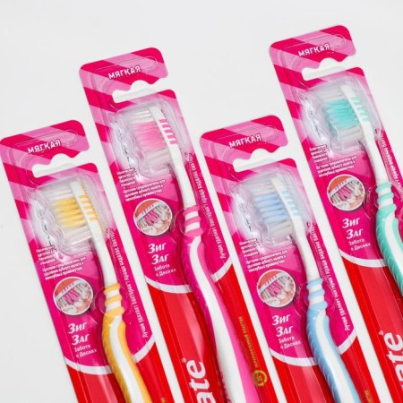 Colgate toothbrush COST CARE CHANGE for gums, soft, mix, 1 pc.-2