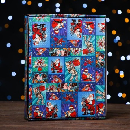 Box the team cover is, with the window, "Pop-Art Hot New Year", 26 x 21 x 4 cm, 1 pc.-1