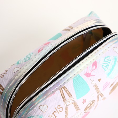 Lightning cosmetic bag, lilac color/multi -colored-2