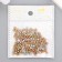 Glass beads 6/0 "metallic. Melange. Gold and silver" 10 g