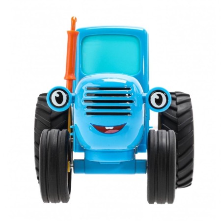 Metal machine "Blue Tractor", light, sound, 11 cm, inertia-2