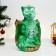 Piggy bank "Dragon Tikhon" Green with gold, 19x15x30cm