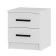 Bedside table "Fusion", 402 × 414 × 450 mm, white color