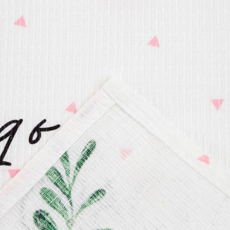 A set of towels of kitchen "Dolyana" Be happy 35x60cm-2pcs, 100% cotton-5