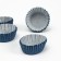 Baking shape blue, 3.5 x 2 cm