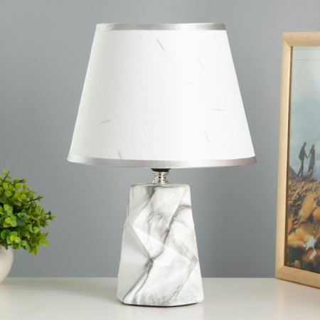 Dinara table lamp E27 40W gray 22x22x32cm Risalux