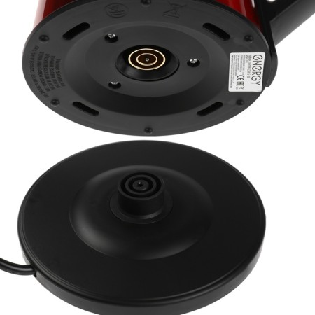 Electric kettle Energy E-200, Metal, Glass Sobe, 1.2 L, 1350 W, Red-6