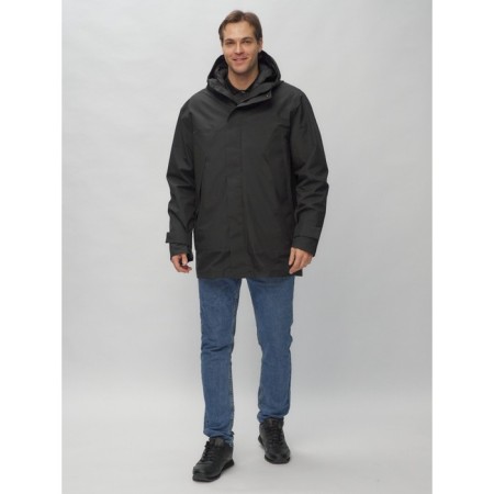 Male jacket-park, size 48, black color
