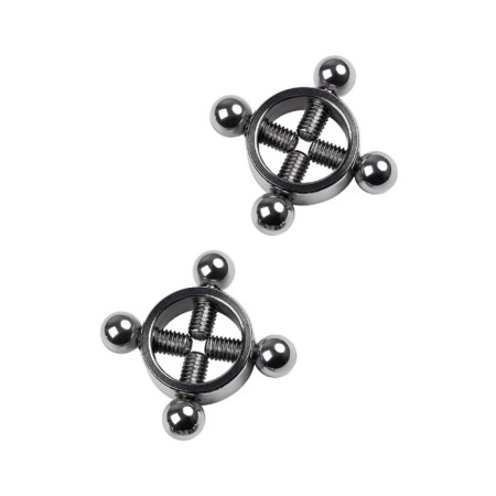 Nipple clamps, Toyfa Metal, silver-1