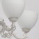 Ariadne chandelier, 5x60W E27, white