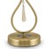 Freya Fr2019TL-01BS MADELINE, 280x280x460 mm desktop lamp, E14, 1x40W, brass color