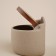 Bank for storing bulk products SL Home "Stun Forest", 350 ml, 7.5 × 16 cm, ceramic, white color