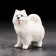 Suvenir "Samoyed", handmade, porcelain