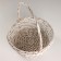 Wicker basket, d30x12xh30 cm, white, willow