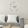 Watching interior, 3D "hearts", silent, sticker, large, d-40 cm