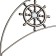 Люстра A4524PL-3AB Sailor 3x60W E27, 60x60x34 см